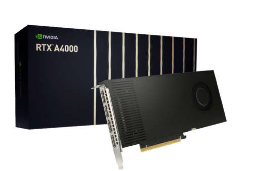 PNY RTX A4000 16GB GDDR6 256-bit PCIe 4.0 Workstation Graphics Card