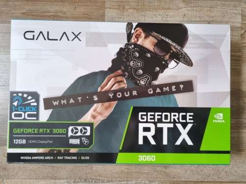 Galax GeForce RTX 3060 1-Click OC Edition 12GB GDDR6