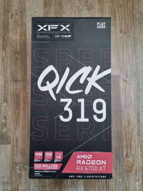 XFX Radeon RX 6700 XT Speedster QICK 319 Black 12GB GDDR6