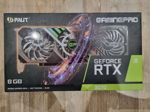 Palit GeForce RTX 3070 GamingPro 8GB GDDR6 256-bit PCI-E 4.0 Desktop Graphics Card