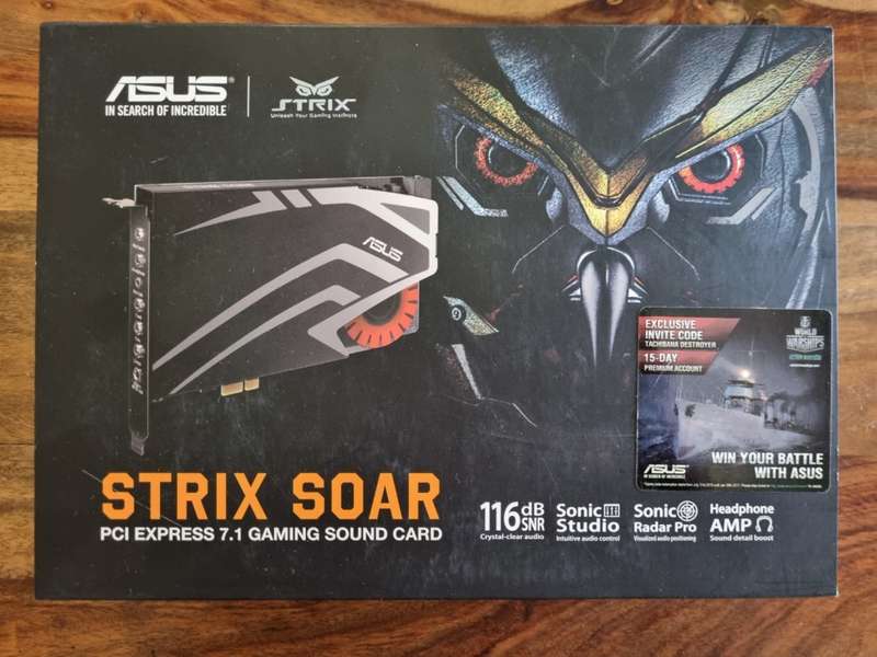 ASUS STRIX SOAR 7.1 PCIe Gaming Sound Card