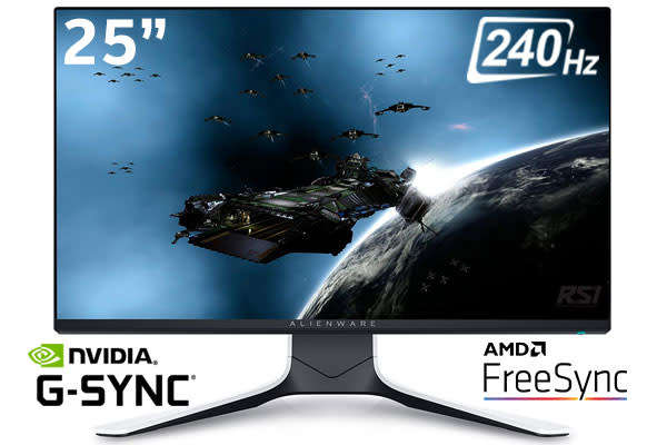 Alienware AW2521HFLA 25` Full HD (1920x1080) 240Hz Gaming Monitor - White