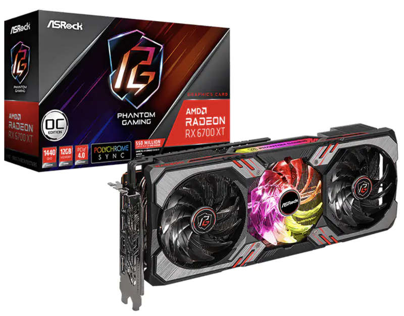 ASRock RX 6700 XT Phantom Gaming D OC
