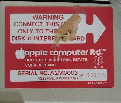 Apple IIe computer