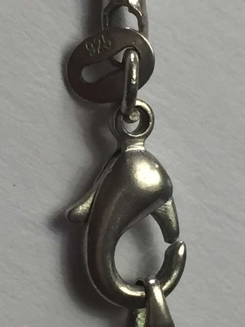 925 silver chain necklace, - 45cm
