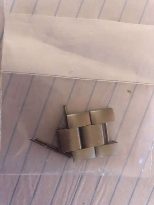 Tag Heuer - Pair of 20mm Solid Stainless Steel Watchband links  + Watch Pin and tube kit