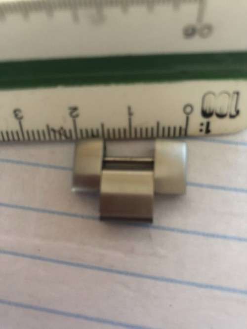 Tag Heuer - Pair of 20mm Solid Stainless Steel Watchband links  + Watch Pin and tube kit