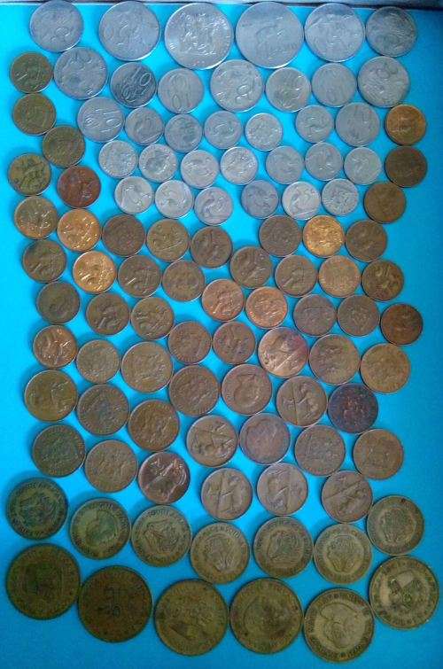 Collection of RSA coins - more than 100
