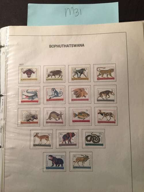 Stamps Bobhuthatswana collection