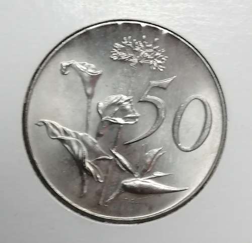 1965 50Cent Afrikaans - Scarce