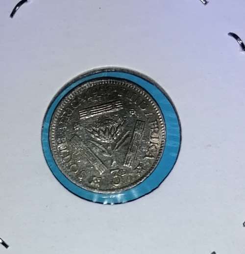 1950 Union Tickey - 3d - 80% Silver