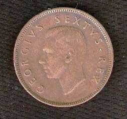 **R1 Bargain start** 1948 Union Half penny 1/2D