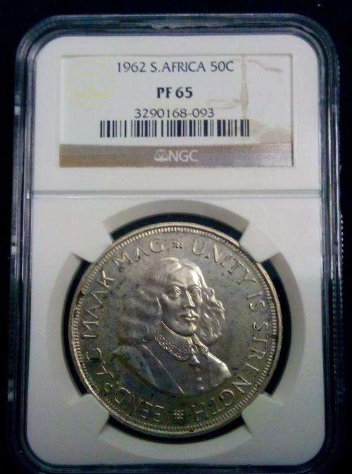 1962 Crown, 5 Shillings NGC PF65