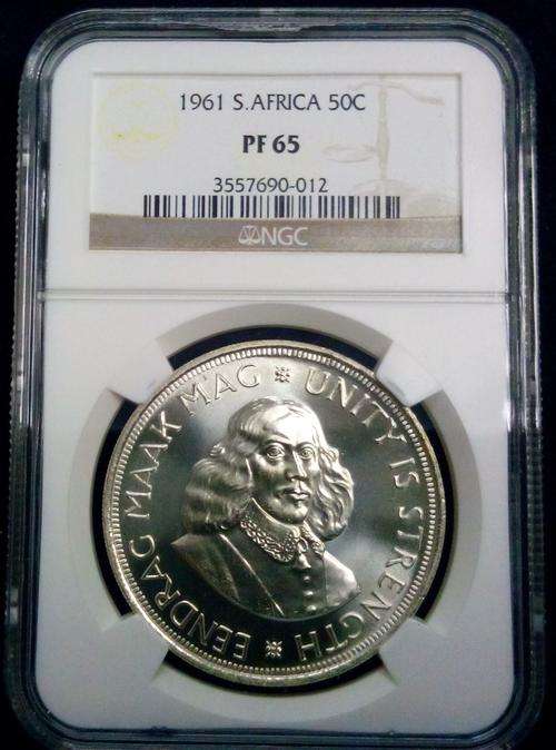 1961 Crown, 5 Shillings NGC PF65