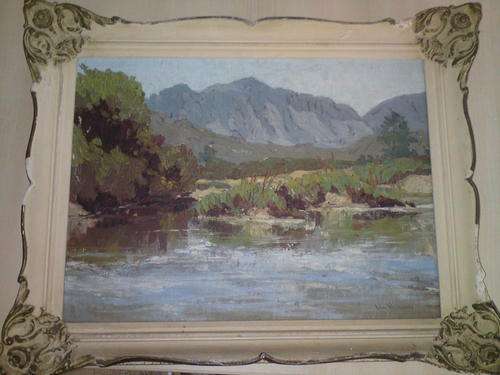 John Williams oil on board original painting