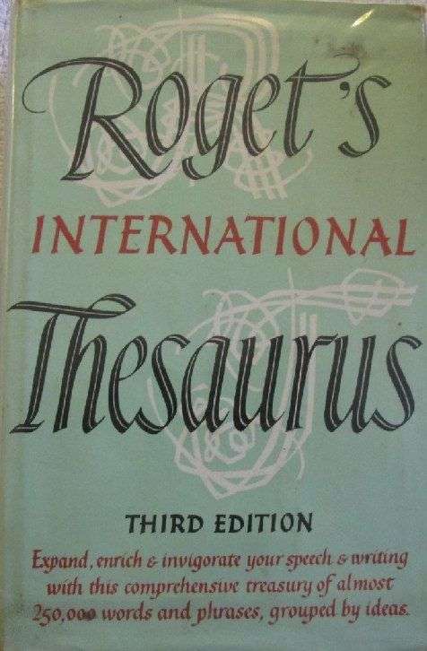 Roget`s International Thesaurus - Third Edition