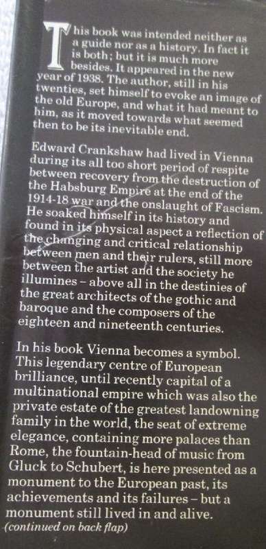 Vienna - The Image of a Culture in Decline - Edward Crankshaw