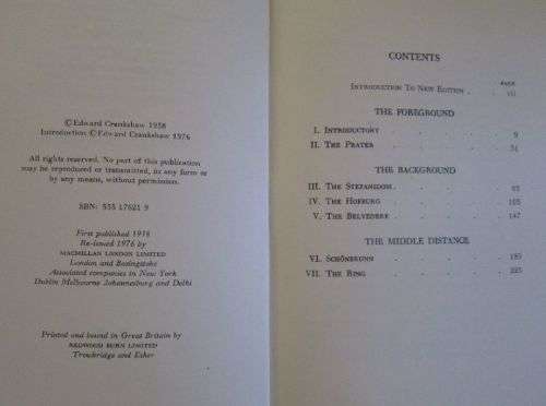 Vienna - The Image of a Culture in Decline - Edward Crankshaw