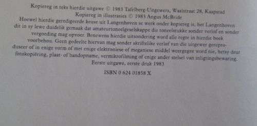 Leserskring se Langenhoven in Volkleur