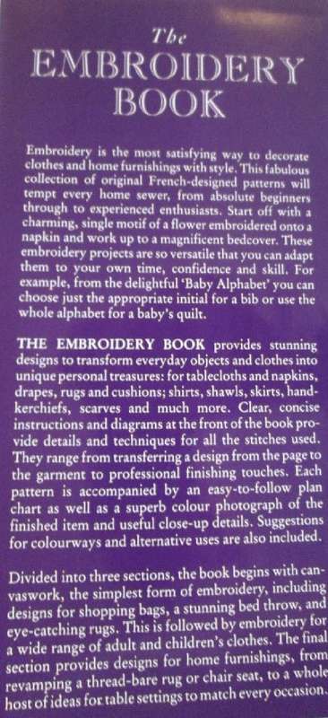 The Embroidery Book - Una Stubbs - Hardcover- 190 pages