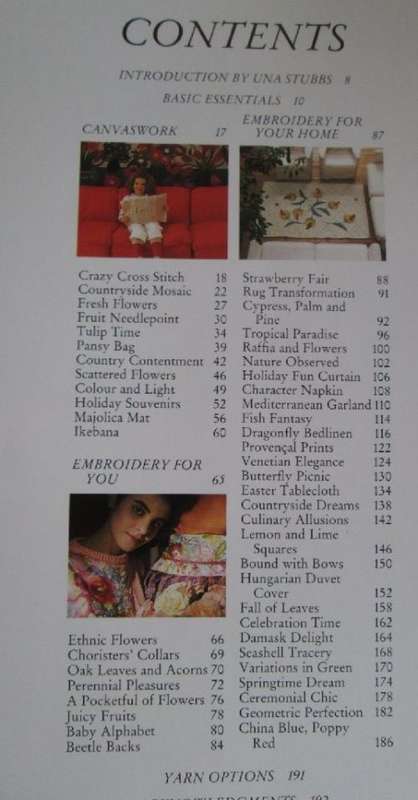 The Embroidery Book - Una Stubbs - Hardcover- 190 pages