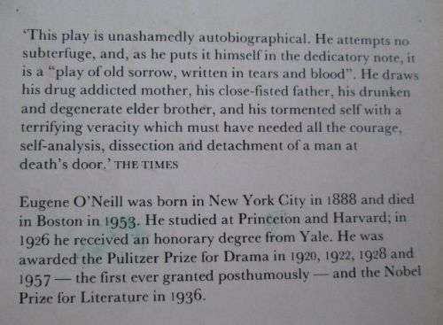 Long Day's Journey Into Night - Eugene O'Neill
