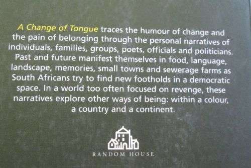 A Change of Tongue - Antjie Krog