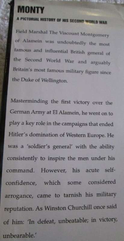 Monty - A Pictorial History of His Second World War - Kevin Jones
