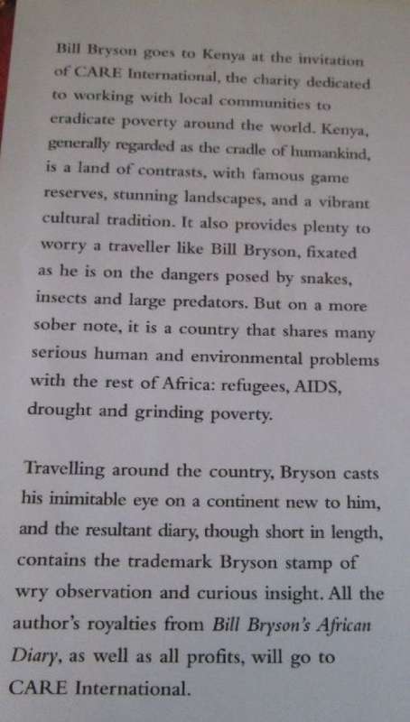 Bill Bryson's African Diary