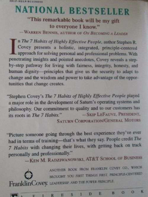 The 7 Habits of Highly Effective People - Stephen R. Covey