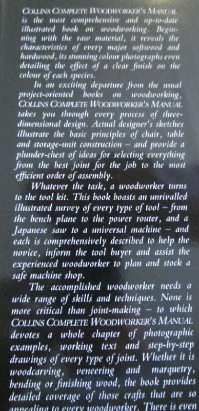 Collins Complete Woodworker's Manual