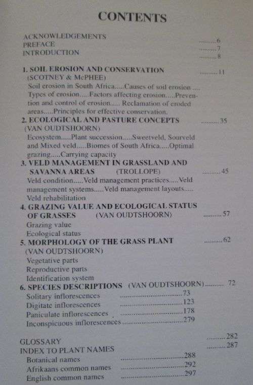 Guide to Grasses of South Africa - Frits van Oudtshoorn