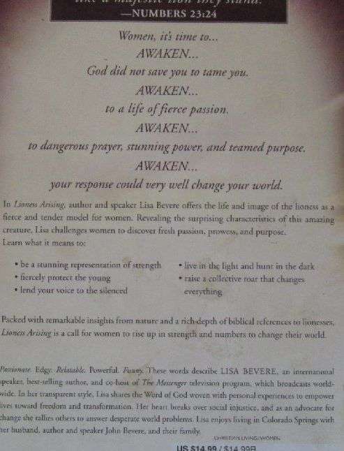 Lioness Arising - Wake up and Change Your World - Lisa Bevere