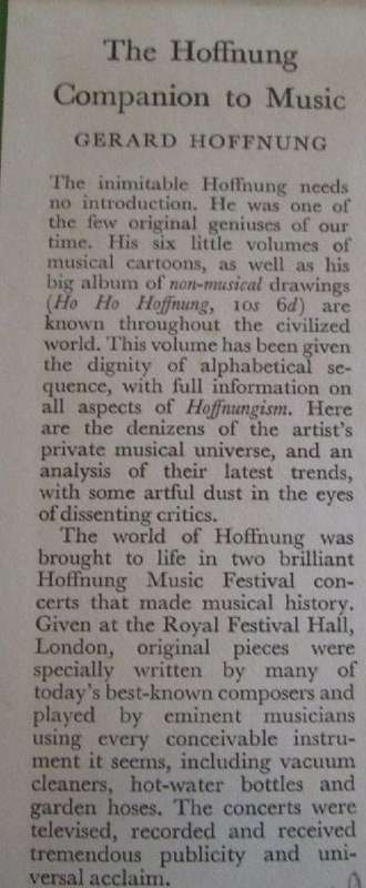 The Hoffnung - Musical Chairs, Symphony Orchestra, Music Festival & Companion to Music