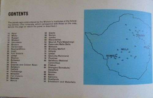 Rhodesian Tapestry - A History in Needlework
