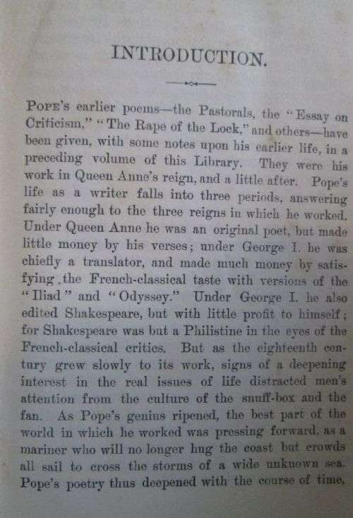 Essay on Man - Alexander Pope - Cassell's National Library 1887