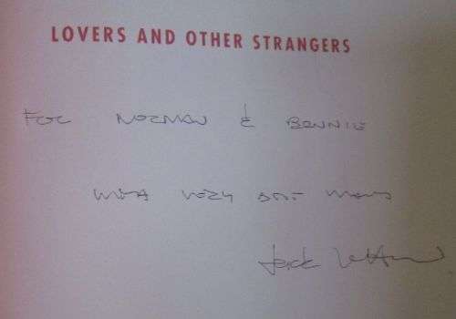 Lovers and Other Strangers Paintings by Jack Vettriano  Anthony Quinn - First Edition Signed by Jack