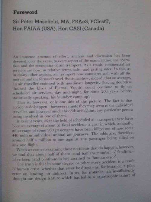 Pilot Error - A Professional Study of Contributory Factors - Ronald Hurst