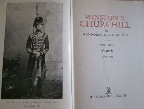 Winston S. Churchill - 1 - Youth 1874 - 1900 - Randolph S. Churchill - Hardcover -