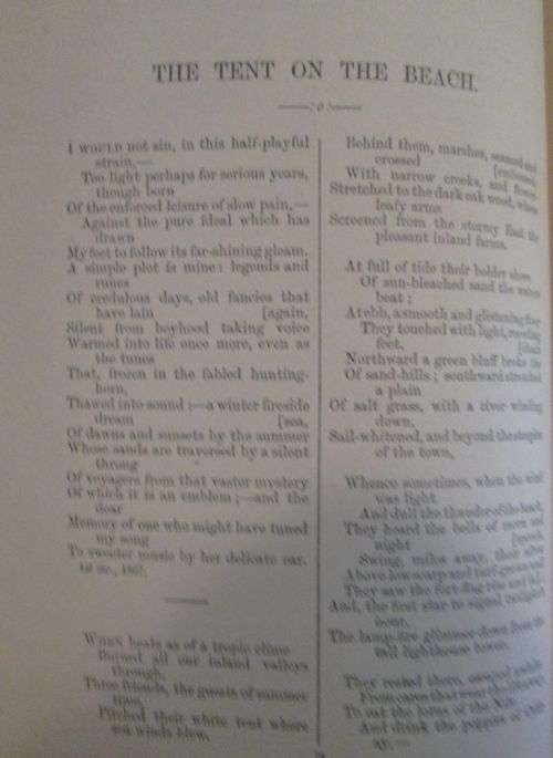 The Poetical Works of John Greenleaf Whittier circa 1900 - The Albion Edition - Leather-bound - 576
