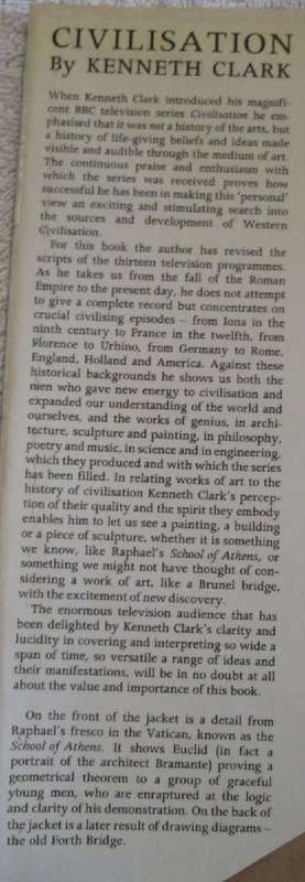 Civilisation - Kenneth Clark - Hardcover - 359 pages