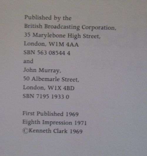 Civilisation - Kenneth Clark - Hardcover - 359 pages