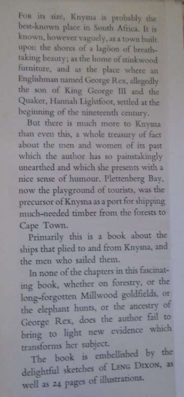Timber and Tides - The Story of Knysna and Plettenberg Bay - Winifred Tapson