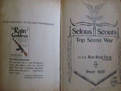Selous Scouts - Top Secret War - Lt Col Ron Reid Daly as told to Peter Stiff
