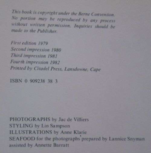 Free From the Sea - The South African Seafood Cookbook - Lannice Snyman & Anne Klarie
