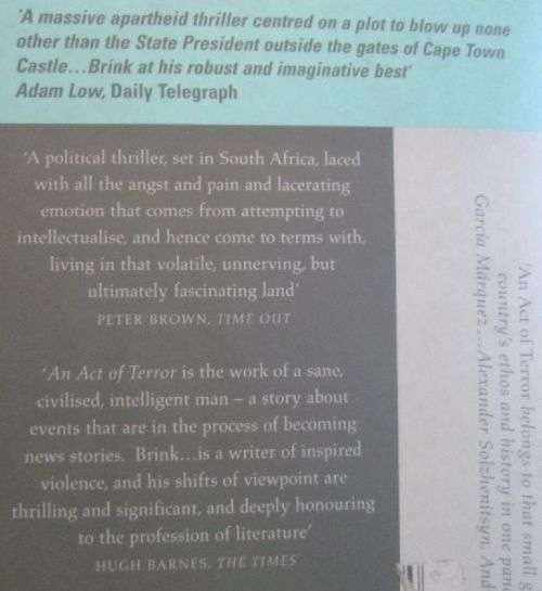 An Act of Terror - Andre Brink