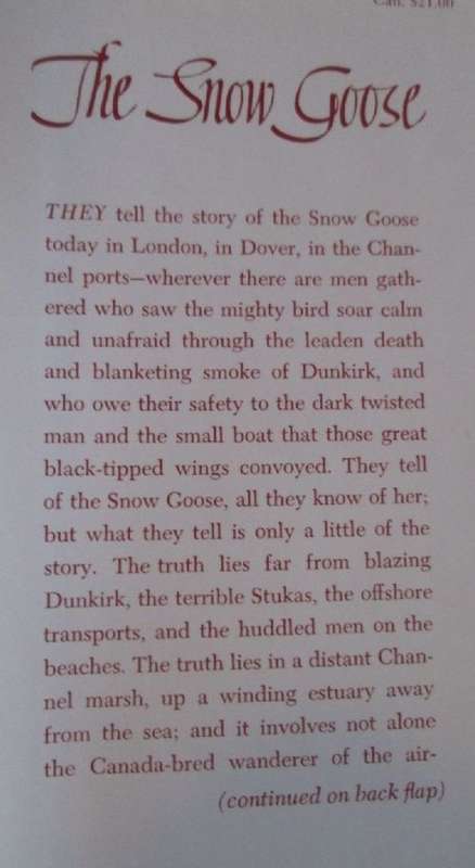 The Snow Goose - A Story of Dunkirk - Paul Gallico