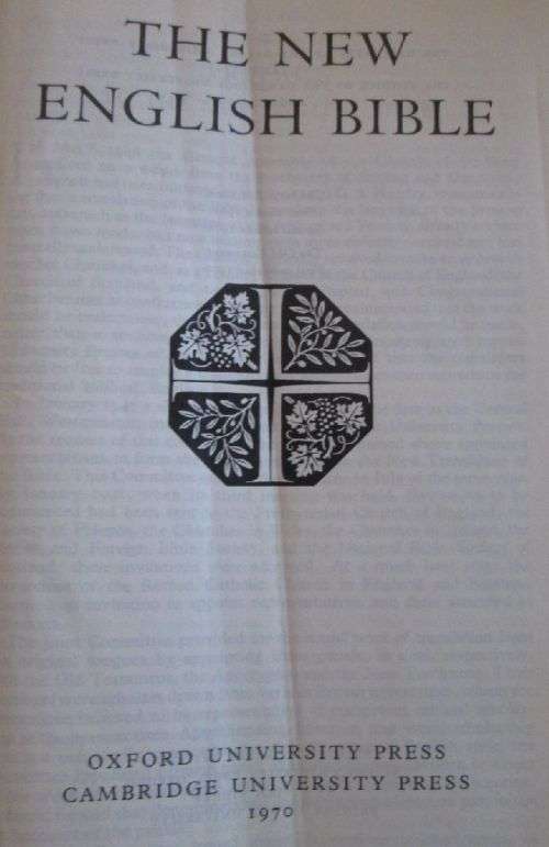 The New English Bible