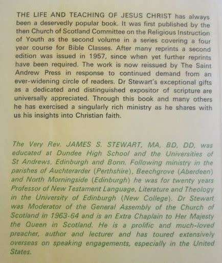 The Life and Teaching of Jesus Christ - James S. Stewart