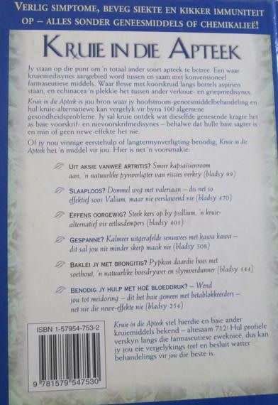 Kruie in die Apteek - Linda B. White en Steven Foster oorsig deur Dr Ian Banks